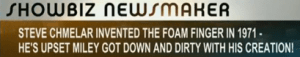 Foam finger inventor: Miley Cyrus degraded my creation