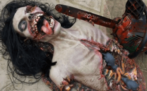 Halloween enthusiast told by police to 'tone down' decorations to stop scaring kids