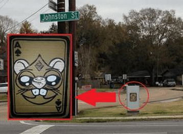 Lafayette, LA:  Mysterious Artwork Popping Up All Over Johnston St.