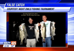 2 Alabam anglers accused of cheating in fishing tournament
