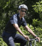 'I do not think it is presidential to be splashed with ice water,' Bush says in a video