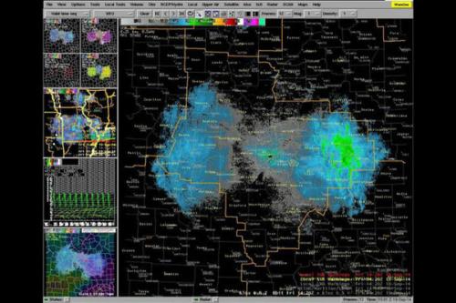 Migrating monarchs paint butterfly portrait for radar watchers