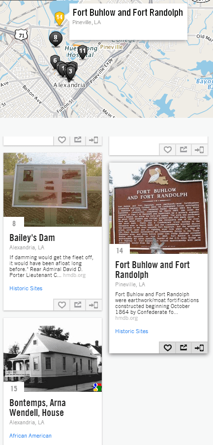 HISTORY AND HERITAGE IN MAP AREA